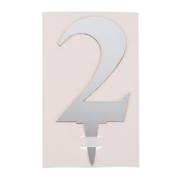 Цена за 5 шт. Топпер для торта «2», акрил, МИКС