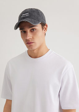 Mavi Logo Bask?l? Antrasit Sapka