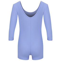 Купальник гимнастический Grace Dance, с шортами, с рукавом 3/4, р. 38, цвет сирень  фото 10