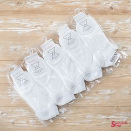 Носочки женские белые короткие BB6-A3, 10 пар в уп. - Swimark фото 3