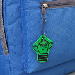 Цена за 4 шт. Светоотражающий элемент «Кактус», двусторонний, 6×4.6 см, зелёный