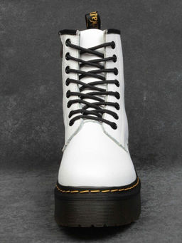 01-B6020-2 WHITE Ботинки демисезонные женские (натуральная кожа) - Фабричный китай фото 24