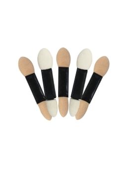 LavelleCollection Аппликатор для макияжа двусторонний малый бежевый (в наборе 5шт)