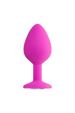 Анальная втулка ToDo by Toyfa Brilliant, силикон, розовая, 8 см, 3,5 см, 50 г