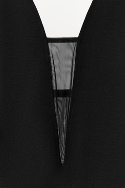 COMBINED TULLE BODYSUIT WITH STRAPS - Zara фото 12