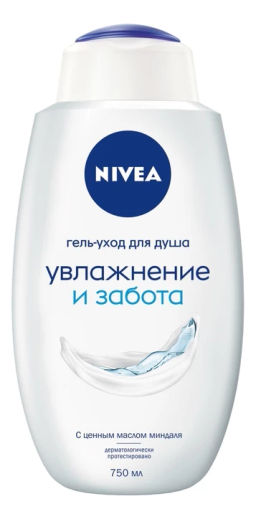 NIVEA SHOWER гель д/душа 500мл Увлажнение и забота
