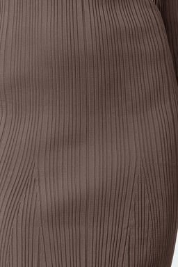 Vizon Duz Midi Basic Carmen Yaka Triko Elbise TWOAW25EL00033