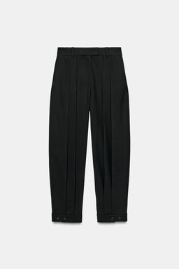PANTAL?N PINZAS TRABILLAS ZW COLLECTION / Negro - Zara фото 2