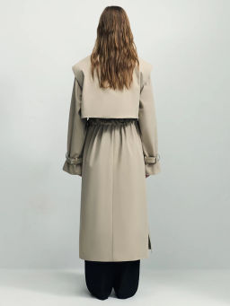 Плащ со съемным жилетом / Zarina фото 8