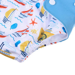 Трусики-подгузник, многоразовый, Корабли - Крошка я фото 12