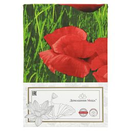 Пододеяльник на пуговицах Евро Макси Коллекция Лето. Красные маки 240х215см, бязь Комфорт 121г/м2, хлопок 100%, упаковка классическая ПВХ 28х41см, Домашняя мода (Россия)  фото 5