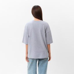 Футболка женская MIST Basic р. S-M, серый