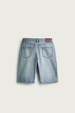 BERMUDA DENIM LOOSE FIT / Azul medio - Zara фото 8