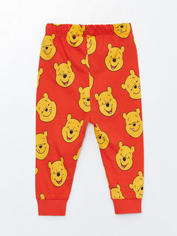 Beli Lastikli Winnie the Pooh Bask?l? Erkek Bebek Pijama Alt - Waikiki фото 2