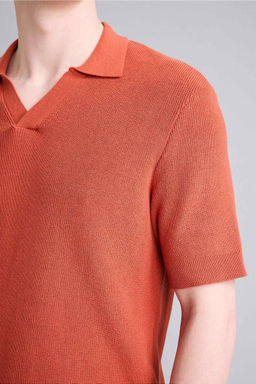 %100 Pamuk Standard Fit Triko Polo Ti__rt - Defacto фото 4