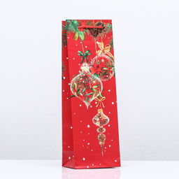 Пакет подарочный Новогодний привет, 12 х 36 х 8,5см