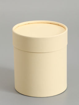 Коробка подарочная, завальцованная, "Кремовая", 12 х 12 см