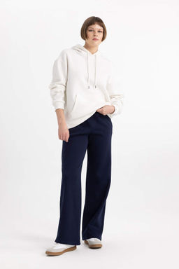 Толстые спортивные штаны прямого кроя с высокой талией и карманами - Defacto фото 3