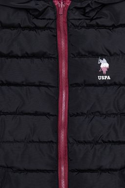 U. S. Polo Assn Черное пальто с капюшоном для мальчика - U.s. polo assn фото 6