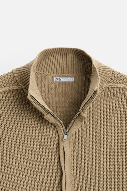 KNIT JACKET WITH REVERSE EFFECT TRIMS - Zara фото 9