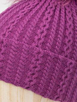 Шапка жен. шерсть+анг+виск LB-D77017 berry - Labbra фото 11