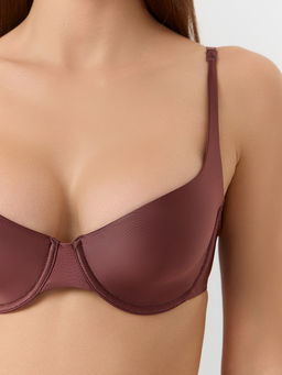 Бюстгальтер женский с мягкими чашками и сатиновым блеском - Mark formelle фото 5