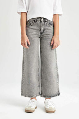 Широкие брюки для девочек - Defacto фото 4