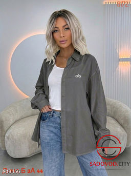 Рубашка женская с топиком