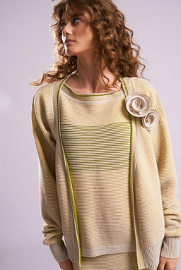 SS-2451 Кардиган женский желтый