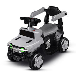 Электромобиль детский "Джип" (цвет серый)