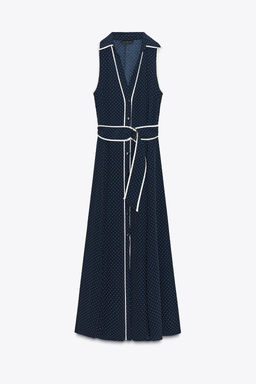 POLKA DOT MIDI DRESS - Zara фото 5
