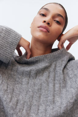 Jersey en punto trenzado