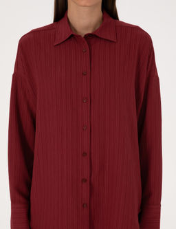 Bordo Oversize Uzun Kollu G_mlek - Pierre cardin фото 6