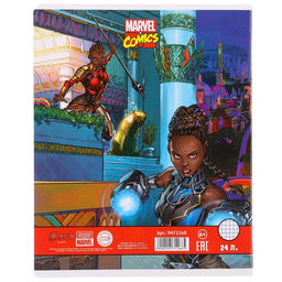 Цена за 10 шт. Тетрадь 24 листа, Личности, 5 видов МИКС, клетка, мелованная бумага, Мстители - Marvel фото 17