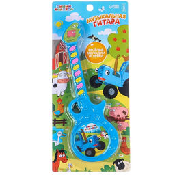 Музыкальная гитара Синий трактор, звук, свет, цвет синий  фото 7