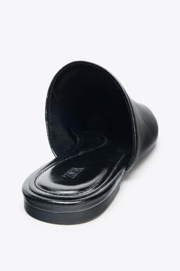 LEATHER SLINGBACK SHOES - Zara фото 6