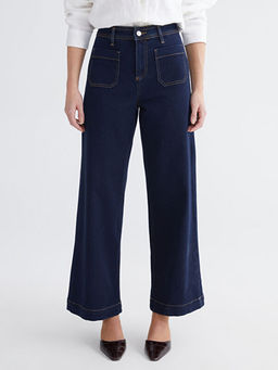 Wideleg Kad?n Jean Pantolon