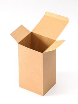 Цена за 4 шт. Коробка складная крафт, упаковка, 10.8×9.3×19.3 см