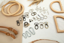 Фурнитура сумочная металл Gamma GH 114/15/10 Карабин 15 мм 10 шт. №24 под бронзу