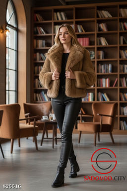 Шуба женская из искусственного меха