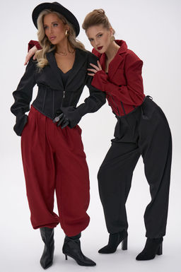 Пиджак  корсет Джуди (чёрный) - Эльза фото 19