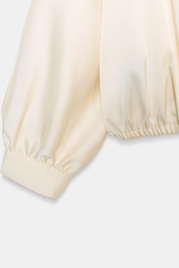 SATIN WRAP BLOUSE - Zara фото 14