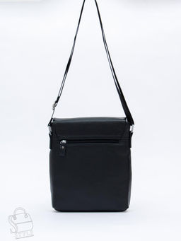 Сумка мужская кожаная 013H black Heanbag в Новосибирске