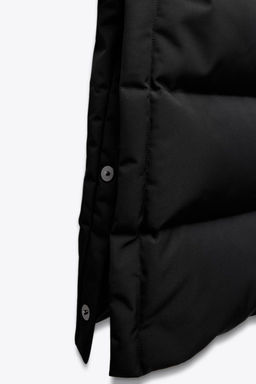 LONG HOODED WATER AND WIND-PROOF PUFFER JACKET - Zara фото 7