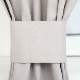 Шторы для кухни с подхватами Этель Kitchen, серый, 150×180 см, комплект - 2 шт.