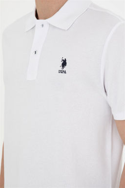 Футболка мужская U.S. Polo Assn белая хлопок  фото 7