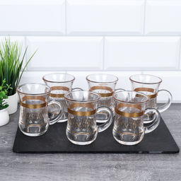 Кружка чайная 6 штук 150 мл восточная форма / А-48 /уп 16/ - Галеонтрейд фото 3