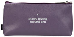 Пенал-косметичка 1 отделение LOREX MY ERA 210х45х100 мм фиолетовый, кож/зам