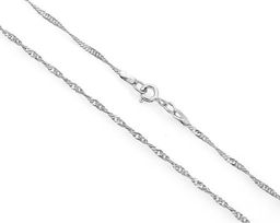 Цепь из серебра плетение сингапур, СНр-30