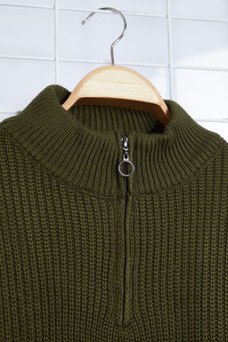 TRENDYOL MAN Indigo Casual Regular Yar?m Bal?kc? Yaka Duz Triko Kazak TMNAW22KZ1908 - Trendyolmilla фото 39